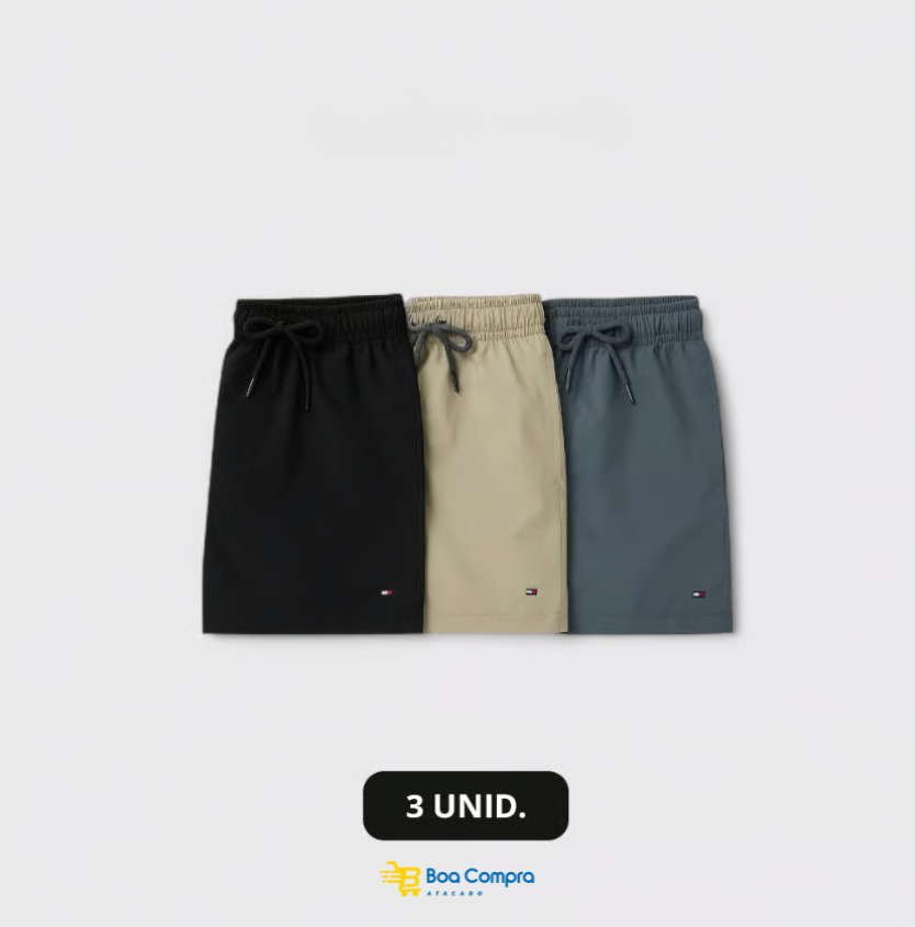 Kit 3 Shorts Beach Hits Tommy