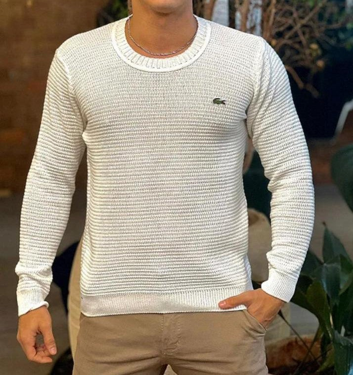 Suéter Masculino Lacoste - Branco