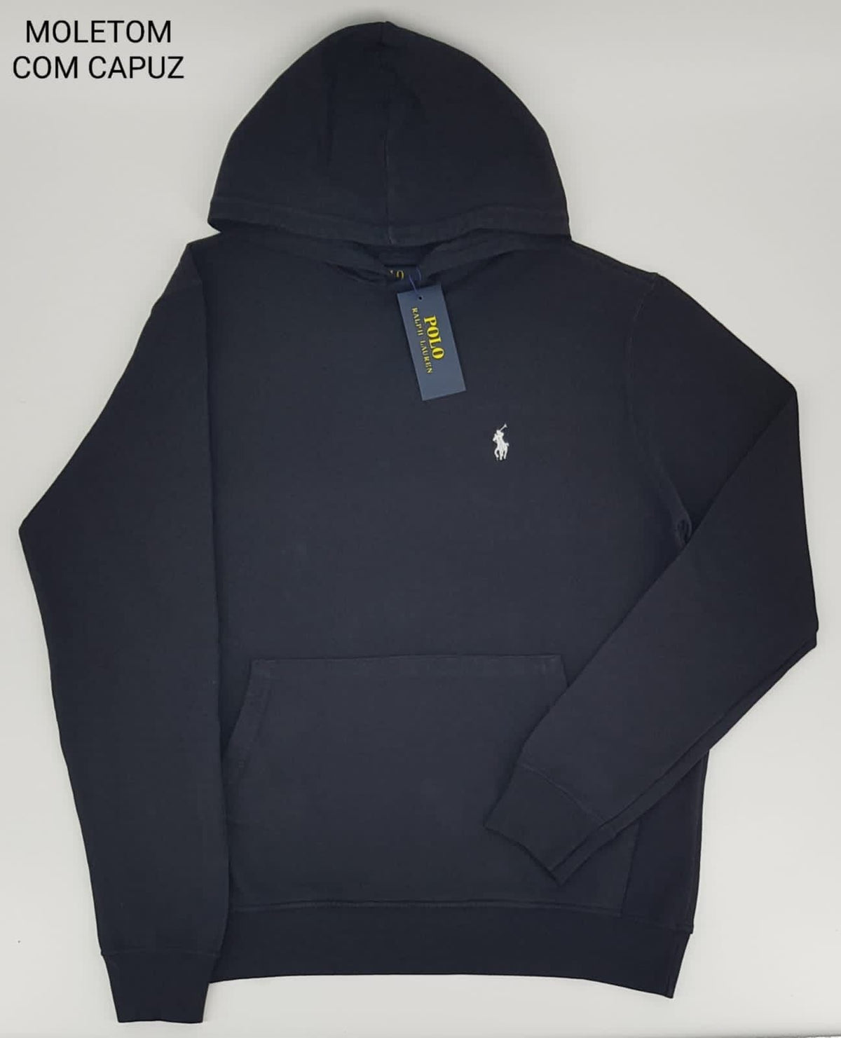 Moletom Ralph Lauren Icon Hood - Preto