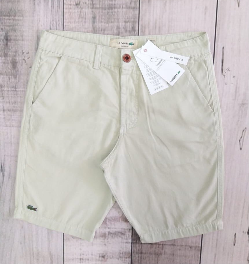 Bermuda Masculina Classic Fit Lacoste - Bege